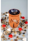Hayat Ağacı El Yapımı Çömlek Buhurdanlık Tütsülük