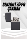 ® Hediyelik Zarif  Siyah Benzinli Çakmak