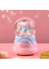 Hello Kitty Işıklı Müzikli Kar Küresi Orta Boy Alk3041