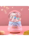 Hello Kitty Işıklı Müzikli Kar Küresi Orta Boy Model 3