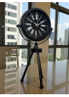 ® Heritage Black Üç Ayaklı Metal Masa Saati