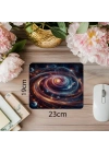 Hipnotik Galaksi Hareketi Mouse Pad - 19x23 cm 2 mm Dikdörtgen İthal Baskılı Mouse Pad
