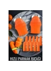 Hızlı Parmak Bıçağı Başparmak Sebze Kesici 2 li set