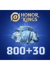 Honor of Kings 830 (800+30) Tokens Global