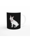 I Love Bull Terrier Temalı Baskılı Kupa Bardak-2
