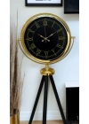 ® İhtişam Gold Tripod Ayaklı Saat
