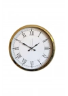 ® İhtişamlı Gold 52 Cm Metal Roma Rakamlı Lüks Duvar Saati