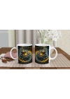 İkizler Burcu Baskılı Kahve Kupası - Zamanın Çarkları Astroloji Mekanizması Vs1