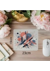 İnce Çubuklu Soyut Şekilli Mouse Pad - 19x23 cm 2 mm Dikdörtgen İthal Baskılı Mouse Pad