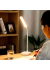 ®  İnce Uzun USBli Dokunmatik 3 Kademeli 360 Derece Özel Göz Korumalı led Lityum Masa ası