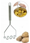 İnox Paslanmaz Metal Patates Ezici Püre Yapıcı 27 Cm