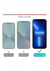 Iphone 13 Pro Max Uyumlu Premium Ekran Koruyucu 9h Sert Temperli Kırılmaz Cam Koruma Şeffaf
