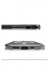 Iphone 14 Kılıf Kamera Lens Korumalı Magsafe Destekli Şeffaf Darbe Emici Sert Kapak