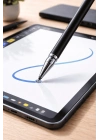 İphone 15 Plus Uyumlu Dokunmatik Stylus Kalem Disk Uçlu Hassas Tablet Telefon Çizim Kalemi
