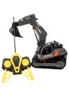 İş Makinaları Serisi - Şarjlı Uzaktan Kumandalı Excavator - Sarı