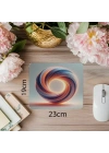 Işıklı Torus Şekilli 3D Mousepad Tasarımı - 19x23 cm 2 mm Dikdörtgen İthal Baskılı Mouse Pad