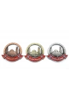 İstanbul Temalı Metal Magnet Sultanahmet Yuvarlak Tasarımlı