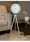 Ivory Beyaz Tripod Ayaklı Saat