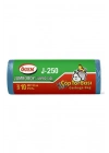 J-250 Jumbo Boy Çöp Torbası 80 x 110 cm 10 Lu Rulo x 1 Paket = 10 Adet (Mavi)