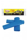 J-350 Jumbo Boy Çöp Torbası 80 x 110 cm 10 Lu Rulo x 1 Paket = 10 Adet (Mavi)