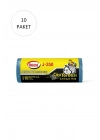 J-350 Jumbo Boy Çöp Torbası 80 x 110 cm 10 Lu Rulo x 10 Paket = 100 Adet (Mavi)