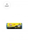 J-350 Jumbo Boy Çöp Torbası 80 x 110 cm 10 Lu Rulo x 20 Paket = 200 Adet (Mavi)