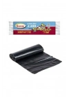 J-400 Jumbo Boy Çöp Torbası 80 x 110 cm 10 Lu Rulo x 1 Paket = 10 Adet (Siyah)