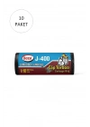 J-400 Jumbo Boy Çöp Torbası 80 x 110 cm 10 Lu Rulo x 10 Paket = 100 Adet (Siyah)