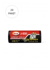 J-500 Jumbo Boy Çöp Torbası 80 x 110 cm 10 Lu Rulo x 20 Paket = 200 Adet (Siyah)