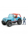 ® Jeep Cross Mavi Safari Aracı Ve Kasklı Pilotu