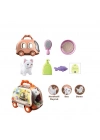 JND-6801 Taşıma Araba Çantalı Hareketli Pilli Kedi Set -Vardem Oyuncak