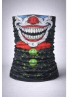 Joker Yüz Baskılı Baf Bandana - Çok Amaçlı Boyunluk Bandana 2 No