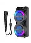 Kablosuz Bluetooth Hoparlör LED Işıklı USB ve TF Kart Destekli