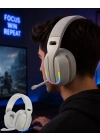 Kablosuz Bluetooth Kulaklık RGB Işıklı Mikrofonlu Stereo Kulaküstü Kulaklık