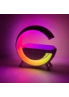 Kablosuz Şarj Standlı RGB Hoparlör
