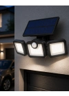 Kablosuz Solar Projektör Hareket Sensörlü Dış Cephe Lambası