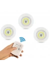 Kablosuz Uzaktan Kumandalı 3lü Led Lamba Seti