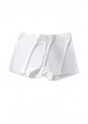 Kadın Dikişsiz Görünmez İz Yapmaz Mini Şort Boxer Beyaz