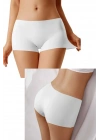 Kadın Dikişsiz Görünmez İz Yapmaz Mini Şort Boxer Beyaz