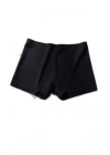 Kadın Dikişsiz Görünmez İz Yapmaz Mini Şort Boxer Siyah