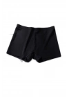 Kadın Dikişsiz Görünmez İz Yapmaz Mini Şort Boxer Siyah
