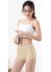 Kadın Dikişsiz Görünmez İz Yapmaz Mini Şort Boxer Ten