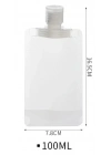 3 Adet 100ml Krem Şampuan Kabı Tekrar Kullanılabilir Set