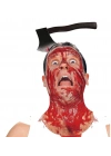 Kafaya Saplanmış Halloween Kanlı Balta Şaka Tacı