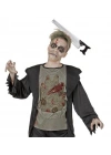 Kafaya Saplanmış Halloween Kanlı Testere Şaka Tacı