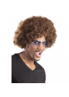 Kahve Renk Kıvırcık Afro Bonus Peruk