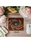 Kahve ve Kodun Buluştuğu Estetik Mouse Pad - 19x23 cm 2 mm Dikdörtgen İthal Baskılı Mouse Pad