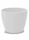 Kaktüs Saksı Kare Beyaz 8 x 8 x 7 cm Royaleks-KRS-400