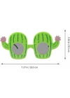Kaktüs Temalı Hawaii Yaz Partisi Gözlüğü