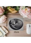 Kalemle Çizilmiş Dinlenme Hali Mouse Pad - 19x23 cm 2 mm Dikdörtgen İthal Baskılı Mouse Pad